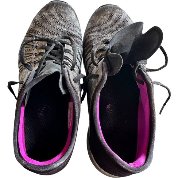 Nike Free TR 6 Sneaker Womens 8 Metallic Silver Training Shoes TR6 849805-002 - Picture 7 of 10